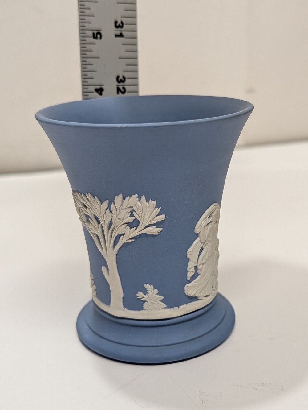 Wedgwood Jasper Vase Trumpet Cup England Victorian - Picture 4 of 14